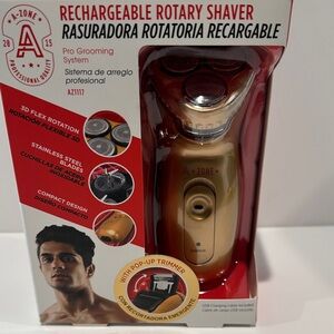 A - Zone Rechargeable Rotary Shaver Pro Grooming System.